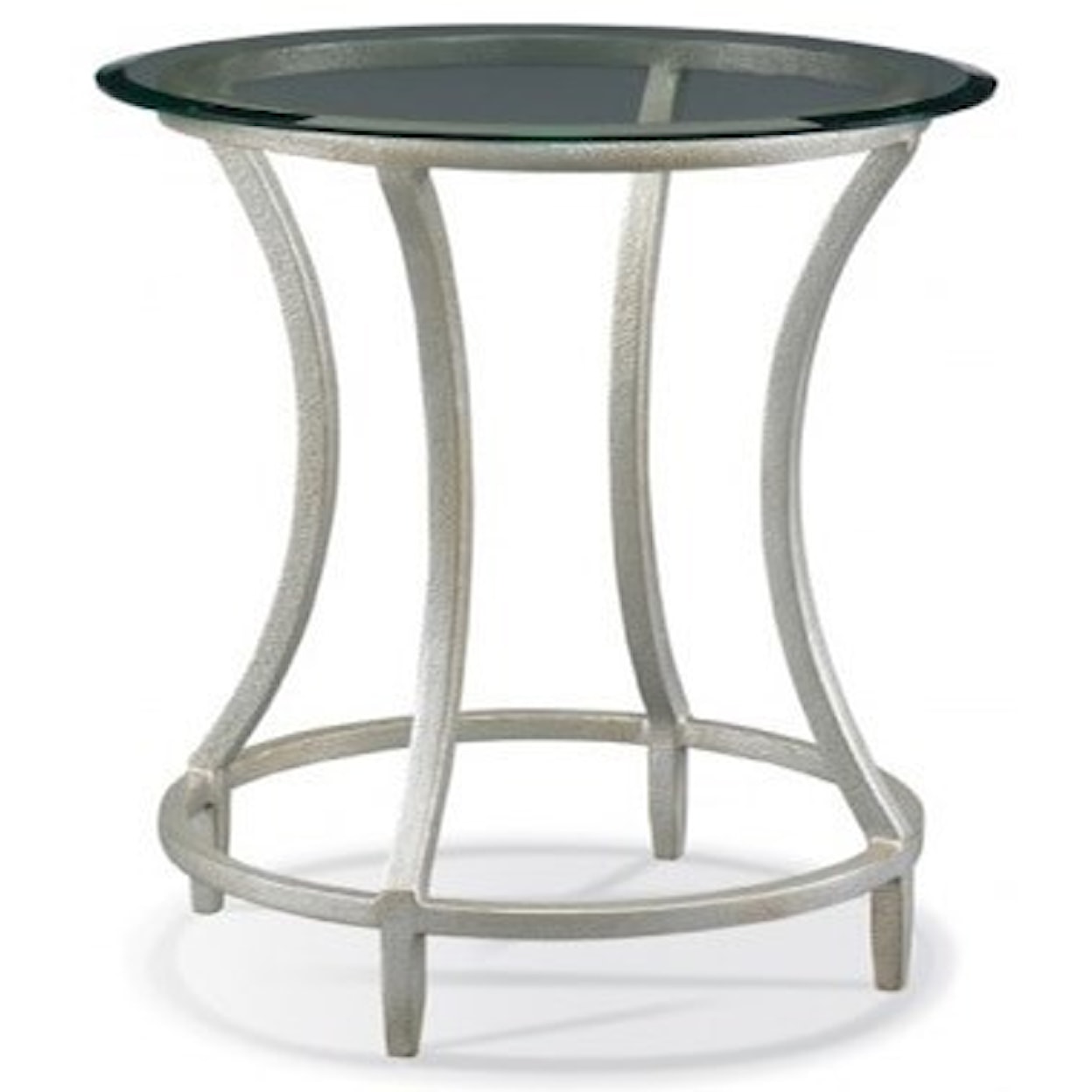 CTH Sherrill Occasional Masterpiece - Stippled Platinum Side Table