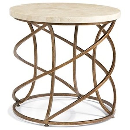 Round Lamp Table