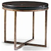 CTH Sherrill Occasional Metro Classics Round Lamp Table