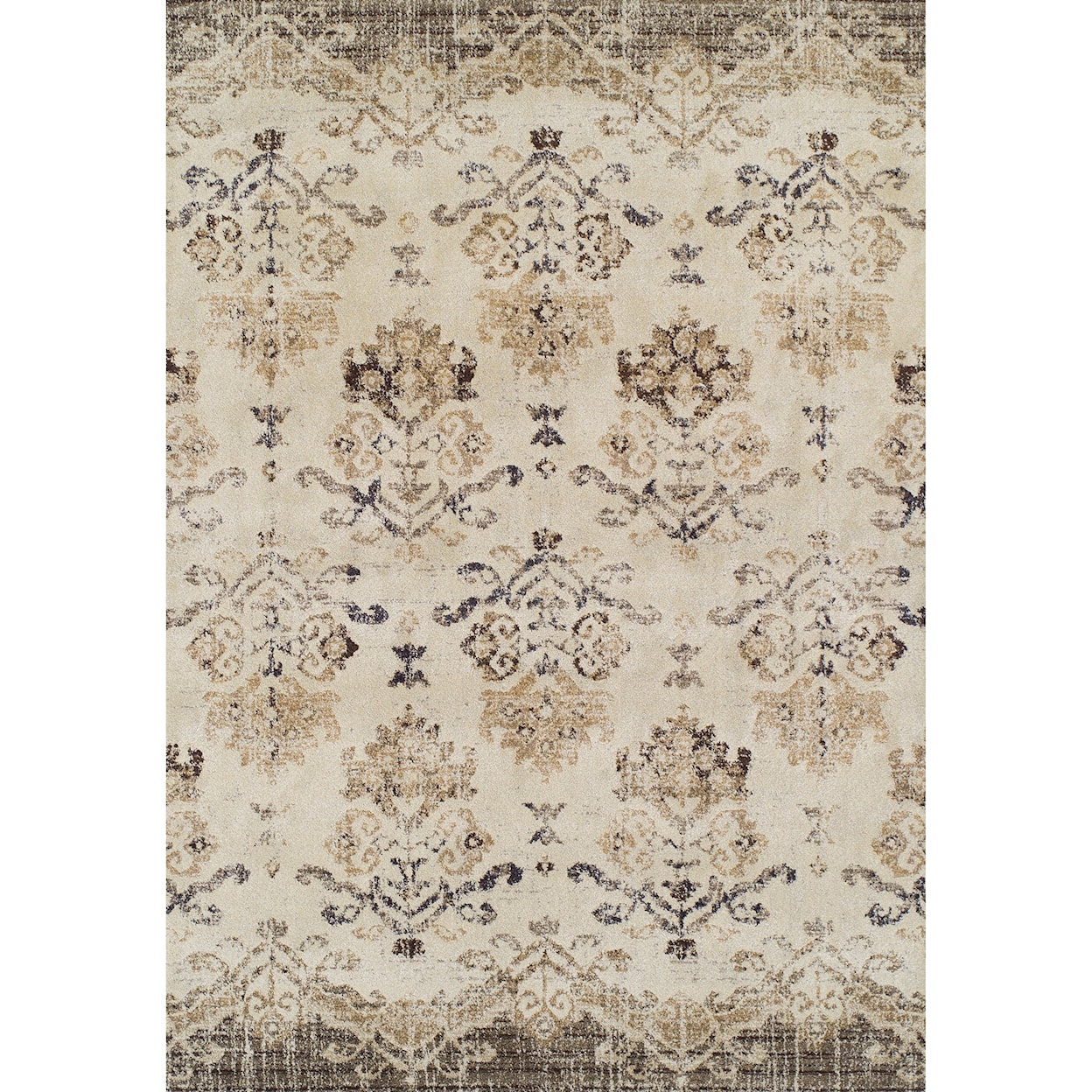 Dalyn Antigua Chocolate 3'3"X5'3" Area Rug