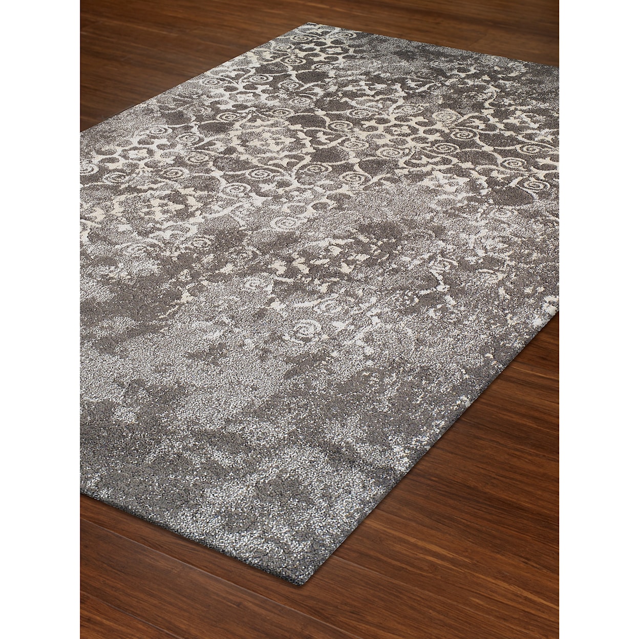 Dalyn Antigua Grey 5'3"X7'7" Area Rug