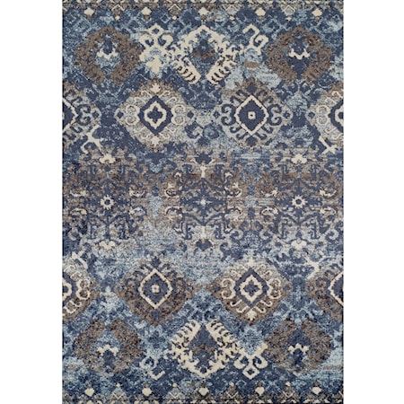 Navy 4'11"X7' Rug