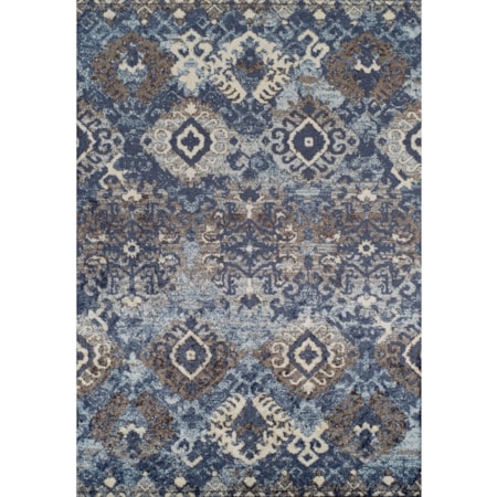Navy 4'11"X7' Rug
