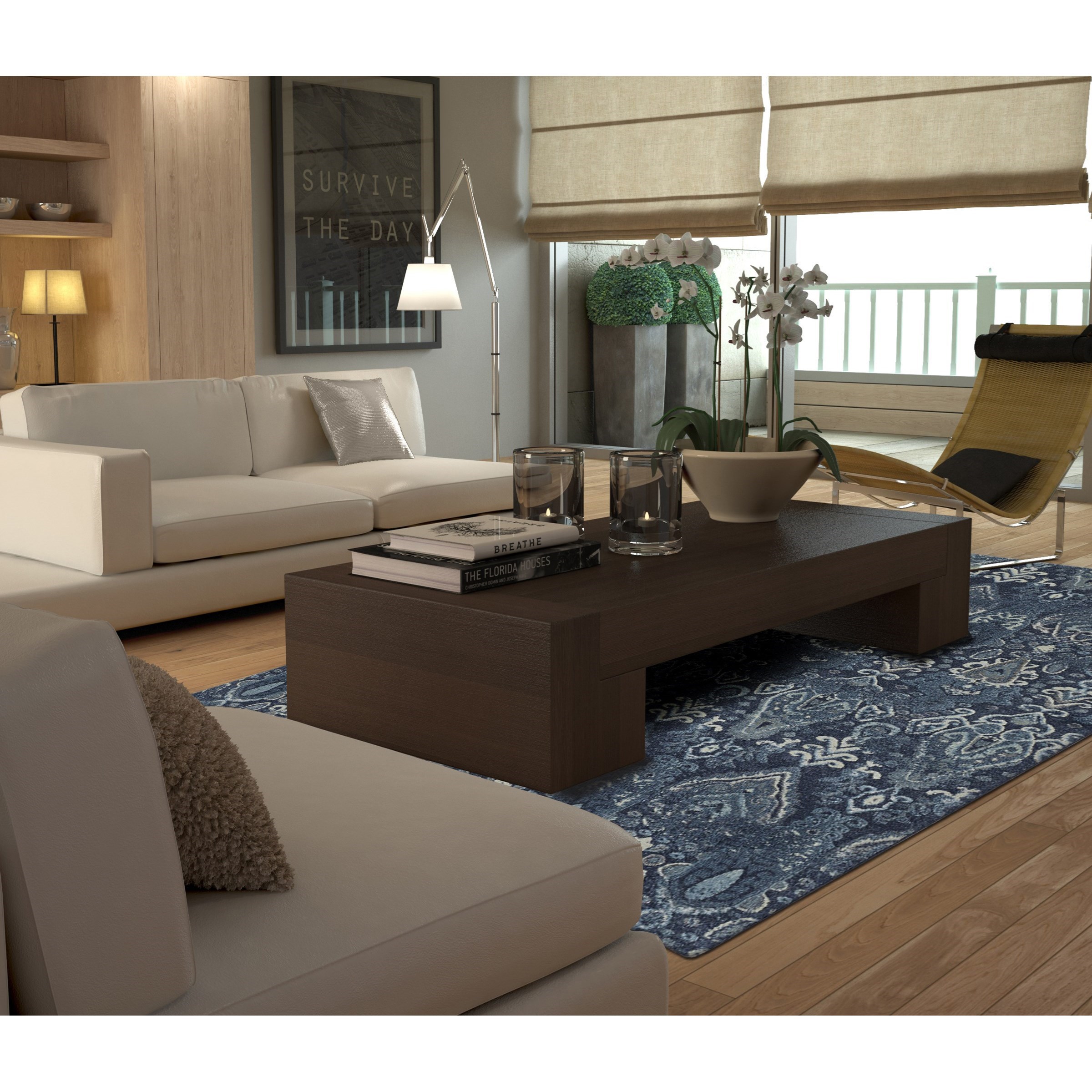 Navy 7'10"X10'7" Rug