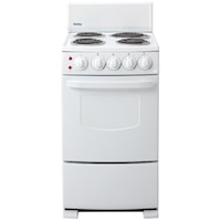20" Freestanding Electric Range with 4 Coil Burners