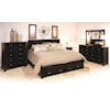 Daniel's Amish Cosmopolitan Queen Bed with 2 Footboard Drawers 
