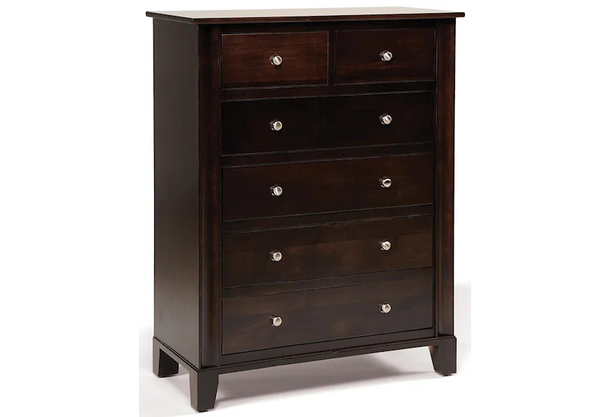 Cosmopolitan 6-Drawer Chest by Daniel's Amish at Saugerties Furniture Mart