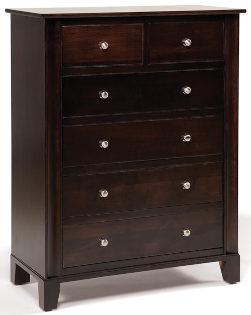 6-Drawer Chest with Split Drawer