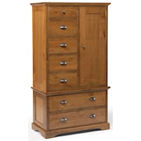 7-Drawer Armoire with 1 Door