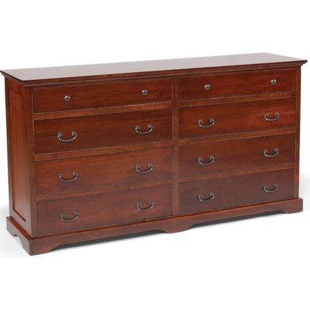 8-Drawer Double Dresser