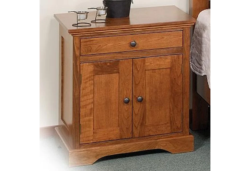 Elegance Nightstand by Daniel's Amish at Saugerties Furniture Mart