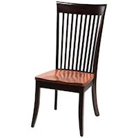 Side Chair with Wood Seat