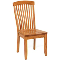 Empire Side Chair with Wood Seat