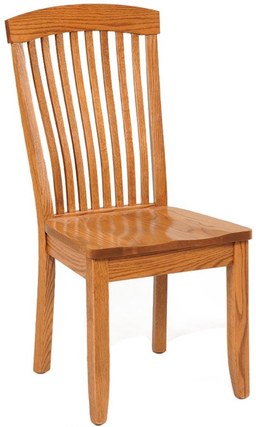 Empire Side Chair with Wood Seat