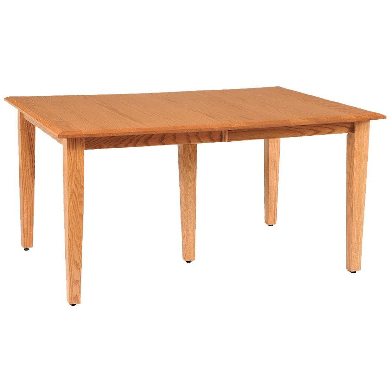 Daniel's Amish Premium Leg Tables 36" x 48" Rectangle Table Top w/ 2 Leaves