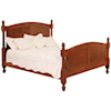 Daniel's Amish Classic Full Pedestal Bed W/ Storage Drawer