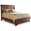 Daniel's Amish Classic Sleigh Bed with Low Footboard