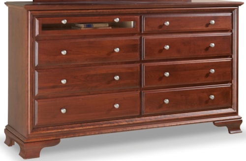 8-Drawer Dresser with Ogee Bracket Feet