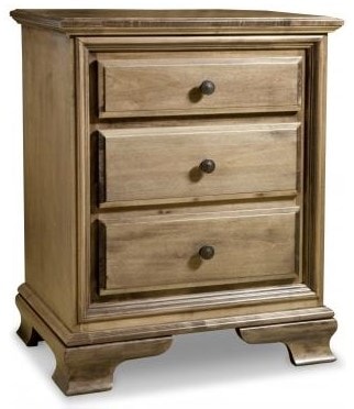 Classic 3-Drawer Nightstand