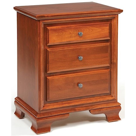 3-Drawer Nightstand