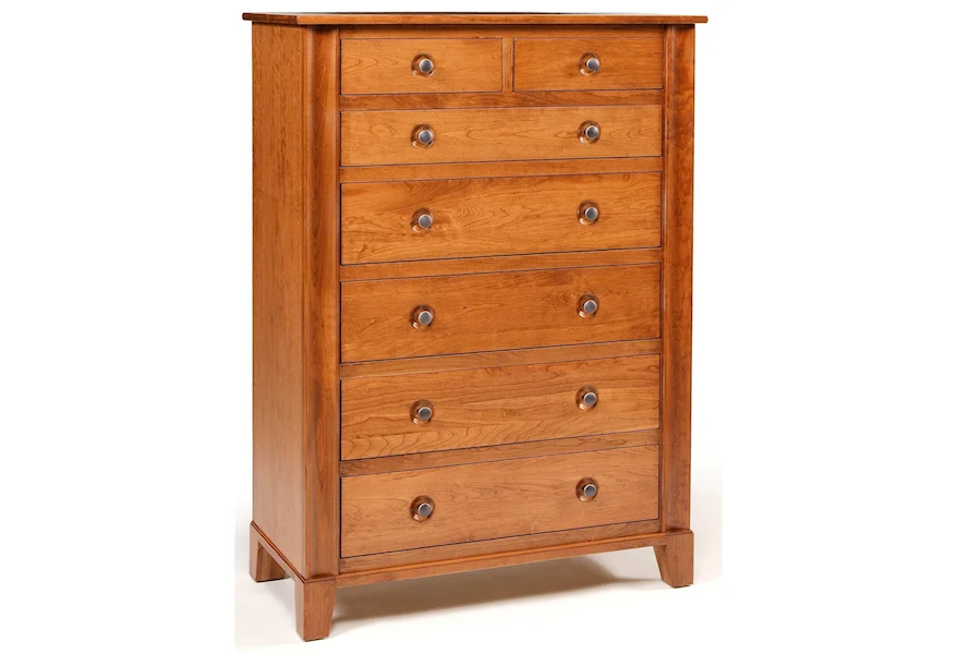 Cosmopolitan 7-Drawer Chest by Daniel's Amish at Saugerties Furniture Mart