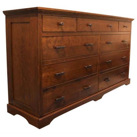 Elegance 8-Drawer Double Dresser