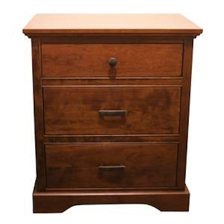 3 Drawer Nightstand
