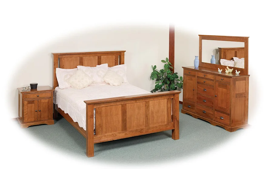 Elegance Queen Bedroom Group by Daniel's Amish at Westrich Furniture & Appliances