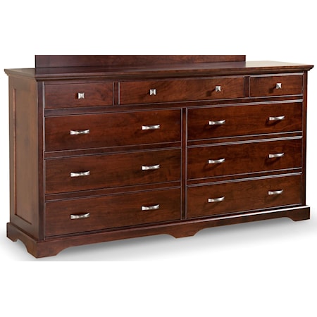 Solid Wood 7 Drawer Dresser