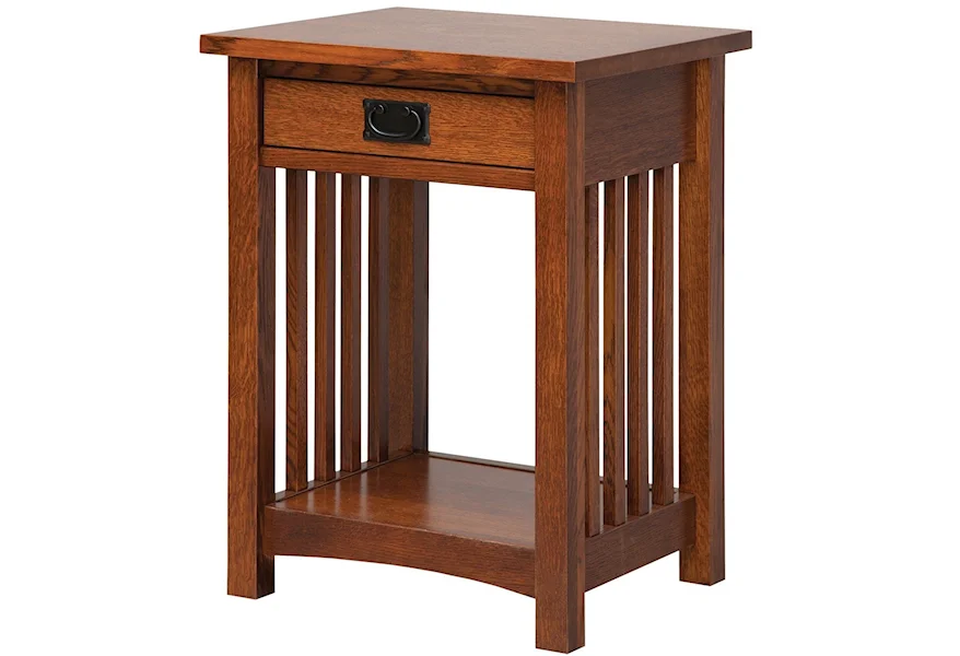 Elegance Nightstand by Daniel's Amish at Saugerties Furniture Mart