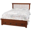 Daniel's Amish Mission Queen Storage Bed