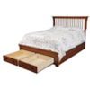 Daniel's Amish Mission Queen Storage Bed