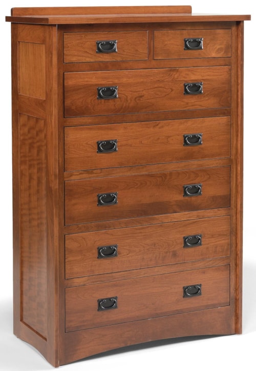 7-Drawer Mission-Style Chest