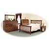 Daniels Amish Mission Double Dresser with 58 X 28 Mirror