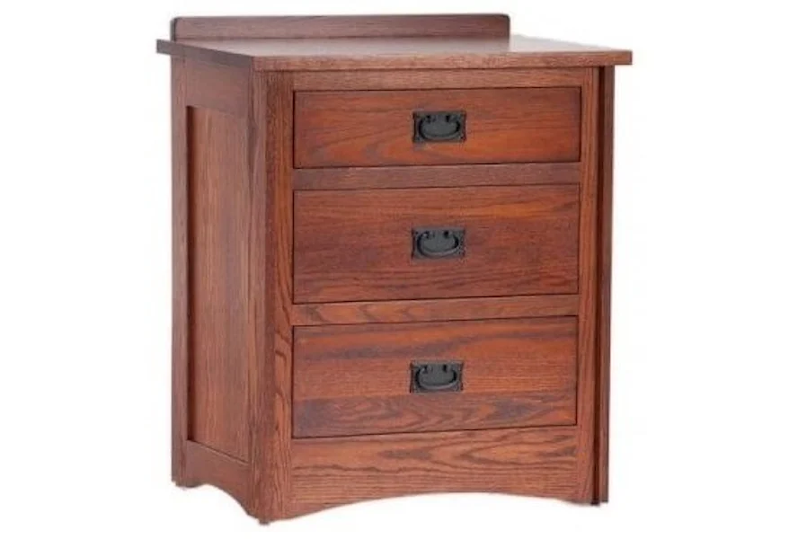 Mission Nightstand by Daniel's Amish at Belpre Furniture