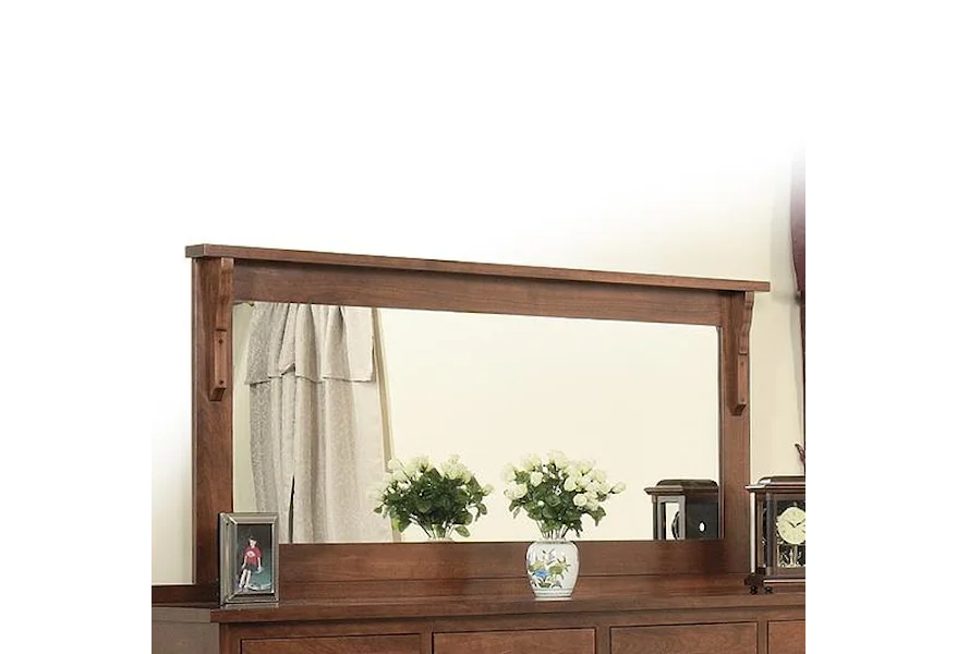 Mission 58 x 28 Mirror by Daniel's Amish at VanDrie Home Furnishings