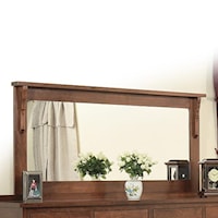 58 x 28 Landscape Mirror with Solid Wood Frame