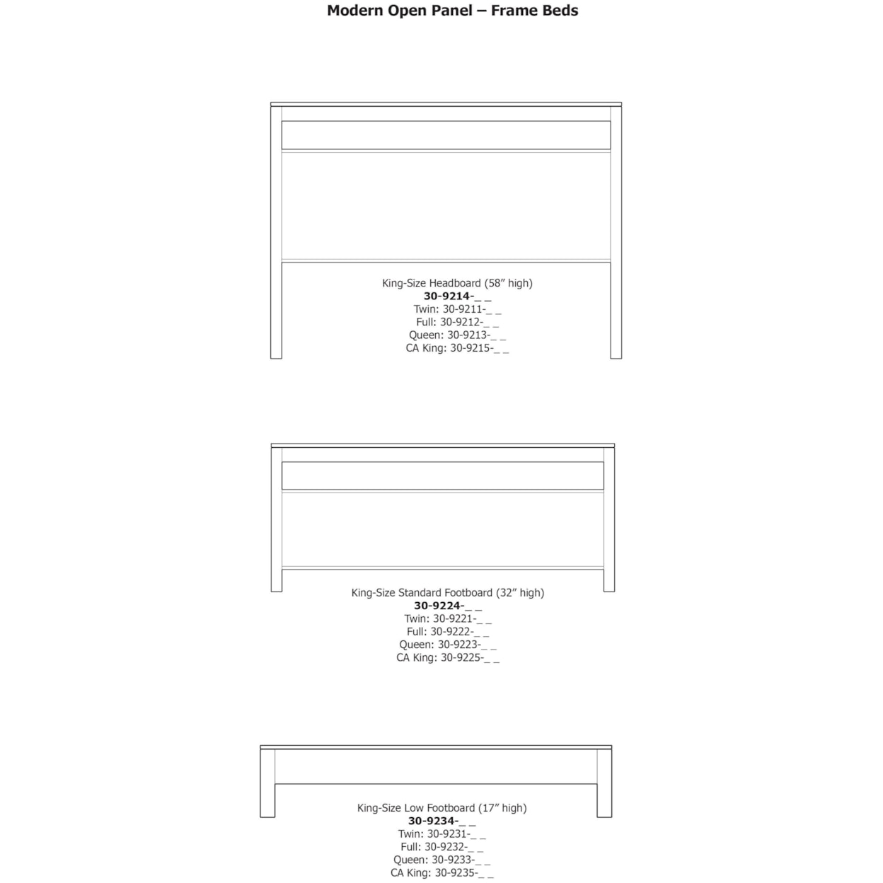 Daniel's Amish Modern Queen Panel Bed