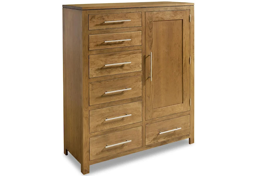 Modern Bachelor's Chest by Daniel's Amish at Belpre Furniture