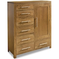 7-Drawer Bachelor's Chest with 1 Door