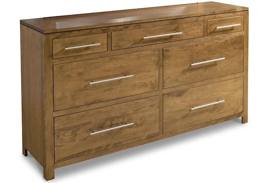 Modern Double Dresser by Daniel's Amish at Westrich Furniture & Appliances