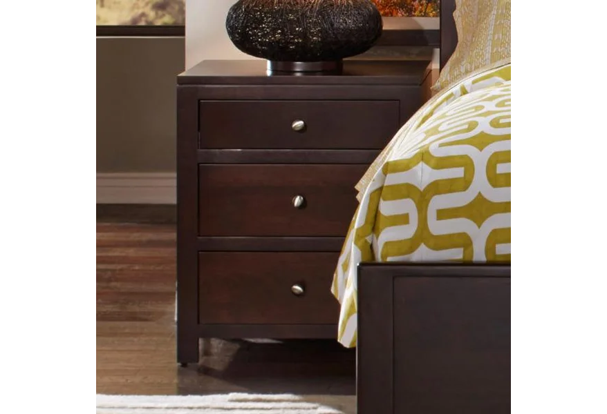 Modern Night Stand by Daniel's Amish at Belfort Furniture