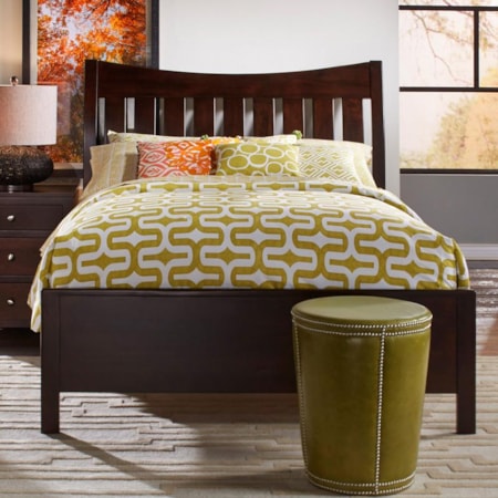 Solid Wood Queen Bed