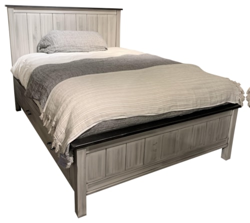 Customizable Panel Bed with Storage