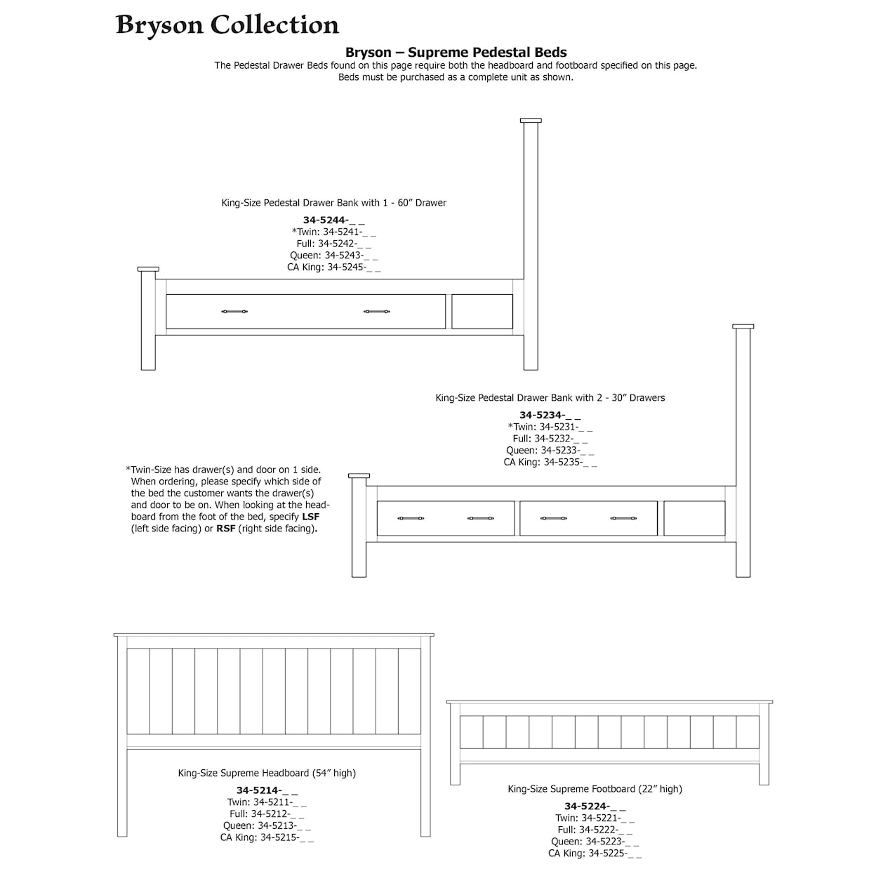 Daniel's Amish Bryson Queen-Size Bed