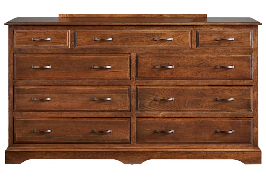 Carriage Double Dresser by Daniel's Amish at Westrich Furniture & Appliances