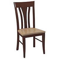 Tulip Counter Height Side Chair with Stationary Seat