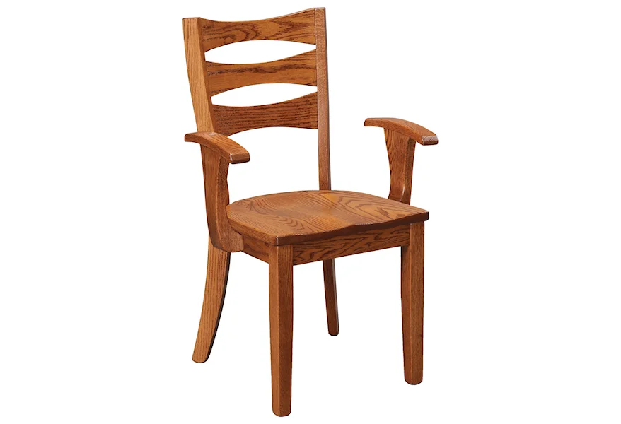 Chairs and Barstools Sierra Arm Chair by Daniel's Amish at Gill Brothers Furniture & Mattress