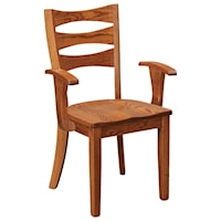 Sierra Solid Wood Arm Chair