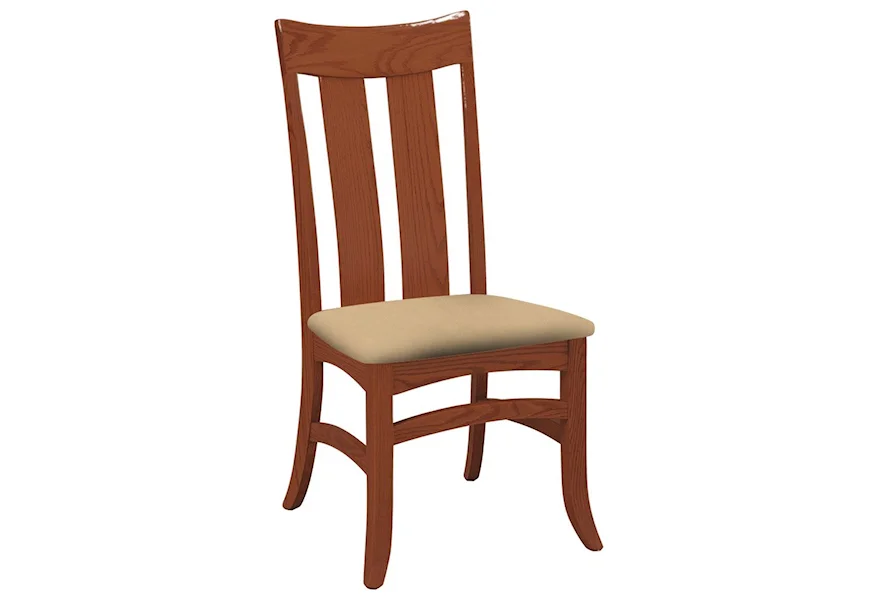 Chairs and Barstools Galveston Side Chair by Daniel's Amish at Gill Brothers Furniture & Mattress